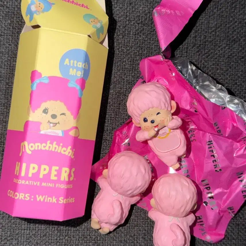 [BUNJANG] Monchhichi Colors Wink Monchhichiper Pink (Opened) / 몬치치 컬러즈 윙크 몬치치히퍼 핑크 단순개봉 새상품