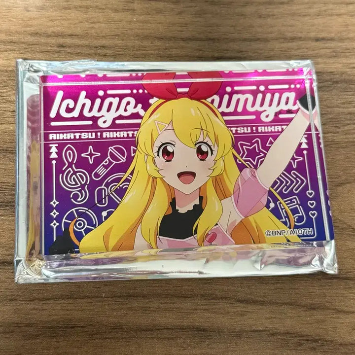 [BUNJANG] Aikatsu! 10th Anniversary STARWAY x HMV Pop-up Acrylic Block - Ichigo Ringo / 아이카츠 10주년 STARWAY x HMV 팝업 아크릴 블록 이치고 라임 아이엠스타