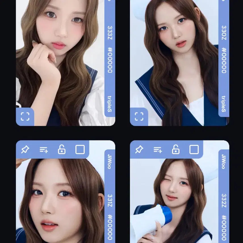 [BUNJANG] TripleS Jiwoo Summer Object Set / 트리플에스 지우 썸머 오브젝트 세트 cc330~ccc333 양도합니다