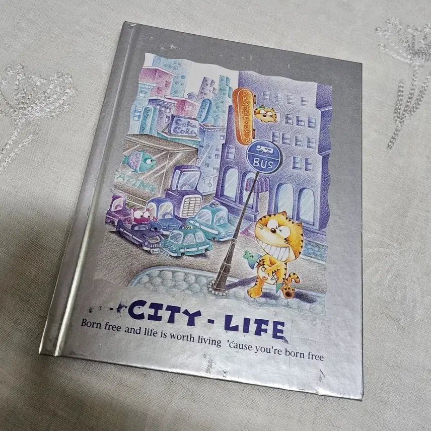 [BUNJANG] Orange Story Hardcover Diary Notebook Cat Character / 오렌지스토리 양장 다이어리 고전문구 일기장 메모 지류 노트 공책 팬시 다꾸 고양이 캐릭터