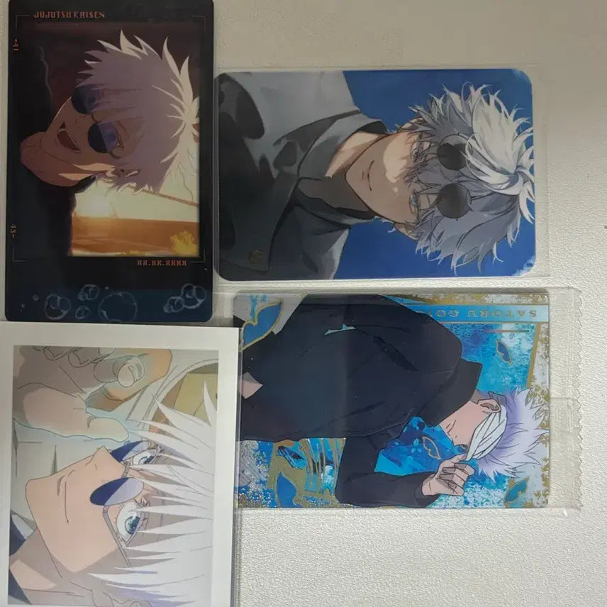 [BUNJANG] Jujutsu Kaisen Satoru Gojo Paper Cards Bundle Set / 주술회전 고죠 사토루 웨하스카드 파샤 지류 일괄