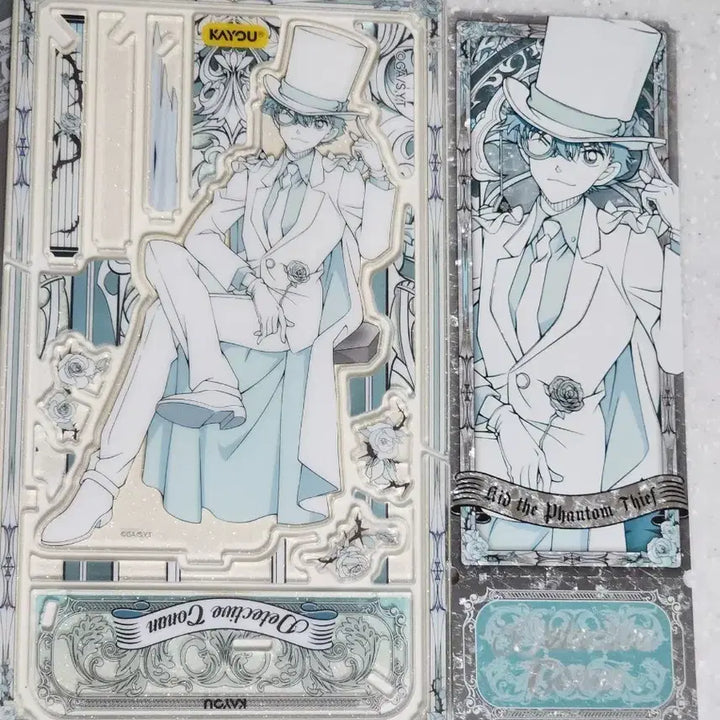 [BUNJANG] Detective Conan KAYOU Kaito Kid Black &amp; White Acrylic Standee (Rare) / 명탐정코난 KAYOU 카유 명추리 아크릴스탠드 괴도키드 레어