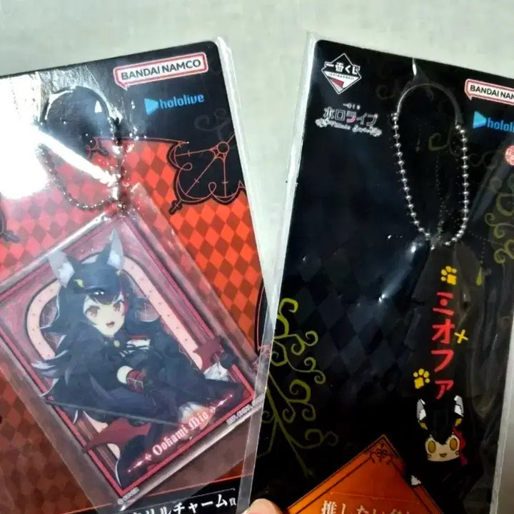 [BUNJANG] Hololive Ookami Mio Acrylic Charm + Rubber Charm (Sealed) / 미개봉,2종!)홀로라이브 오오카미 미오 아크릴참+러버챰