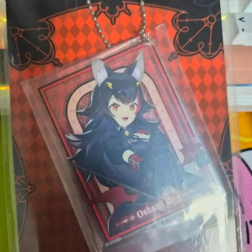 [BUNJANG] Hololive Ookami Mio Acrylic Charm + Rubber Charm (Sealed) / 미개봉,2종!)홀로라이브 오오카미 미오 아크릴참+러버챰