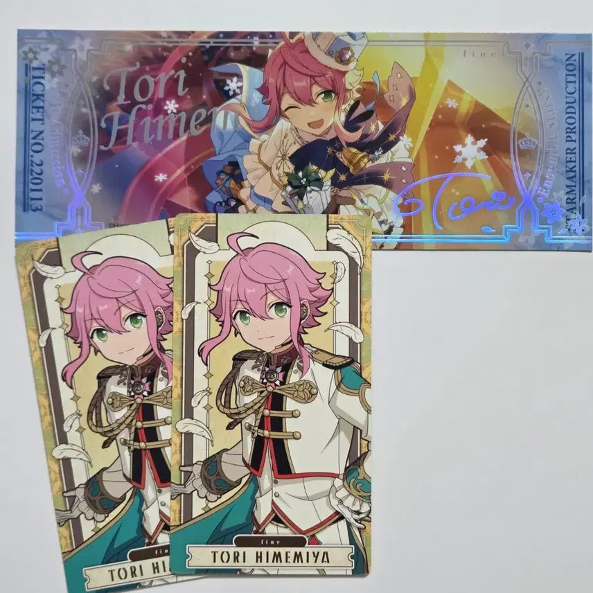 [BUNJANG] Ensemble Stars! Tori Himemiya Live Ticket Arcana Paper Goods Bundle Set / 앙스타 히메미야 토리 라이브티켓 아르카나 지류굿즈 일괄판매