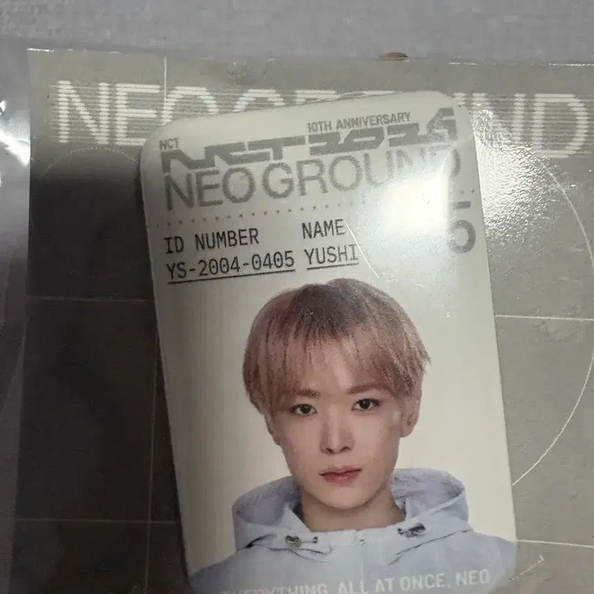 [BUNJANG] NCT WISH Yushi Neo City Ground ID Badge / 엔시티위시 유우시 네오그라운드 아이디 뱃지 미개봉