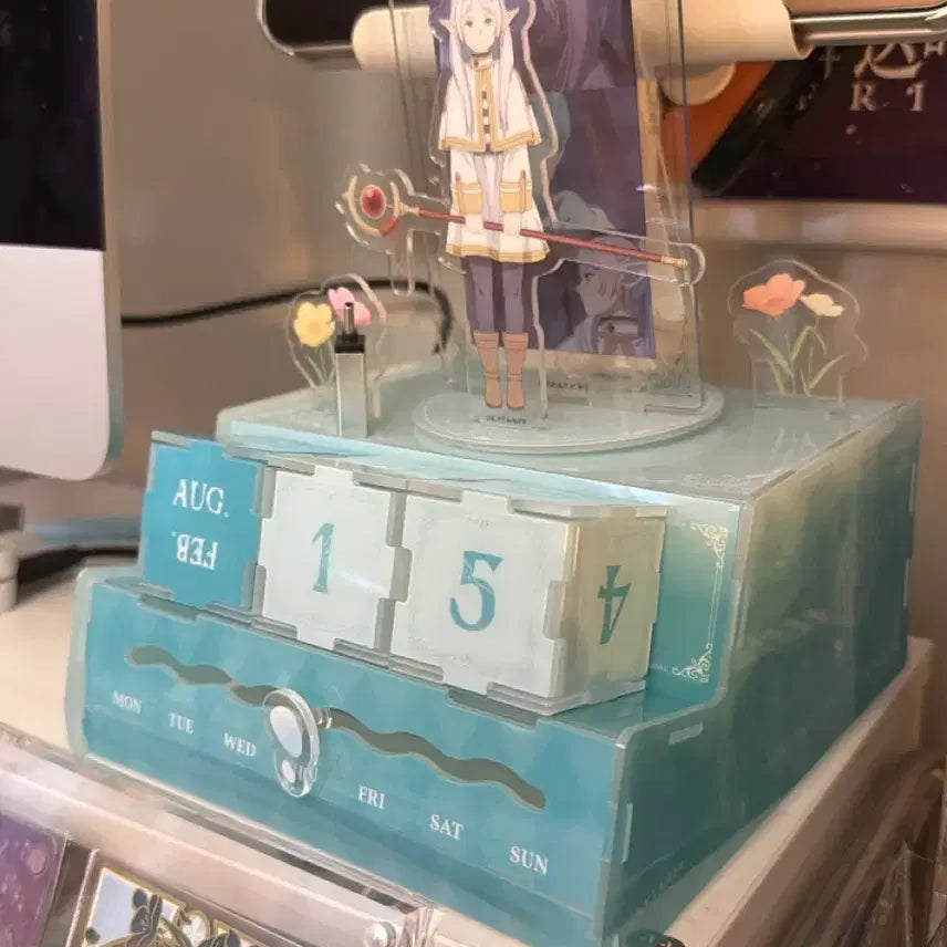 [BUNJANG] Frieren D Prize Acrylic Calendar Goods / 프리렌 중국쿠지 D상 아크릴 캘린더 달력 굿즈