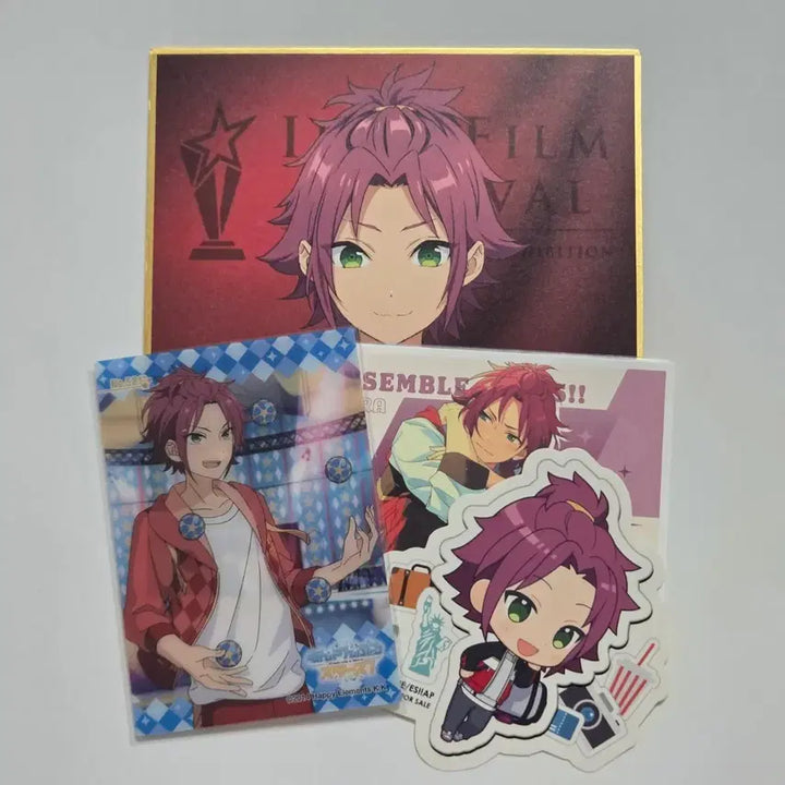 [BUNJANG] Ensemble Stars Mao Isara Paper Goods Bundle Set / 앙스타 이사라 마오 색지 클리어카드 스티커 지류굿즈 일괄판매