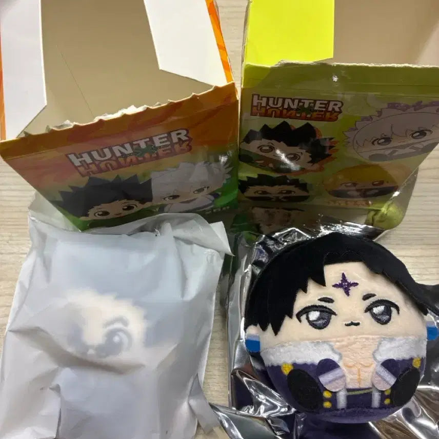 [BUNJANG] Hunter x Hunter Leorio &amp; Chrollo Plushie Bundle Set / 헌터헌터 레오리오,클로로 누이 일괄