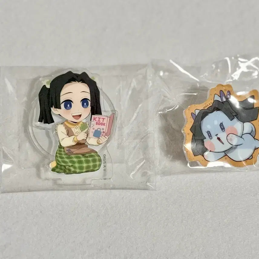 [BUNJANG] Demon Slayer Aoi Acrylic Badge / 귀멸의칼날 핸드메이드 아오이 아크릴 뱃지