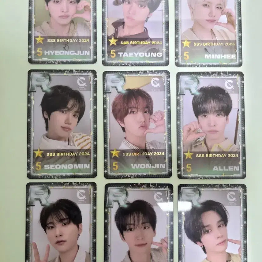 [BUNJANG] CRAVITY SSS BIRTHDAY 2024 Limited Photocard Set / 크래비티 CRAVITY SSS(슈퍼스타 스타쉽) BIRTHDAY 2024  한정 포카