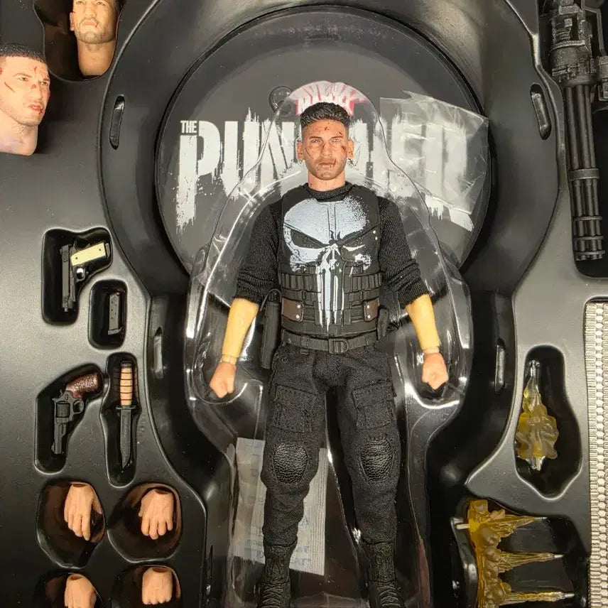 [BUNJANG] Mezco Netflix Punisher + Flashback Damage Head Version / 메즈코 넷플릭스 퍼니셔+플백 데미지 헤드ver