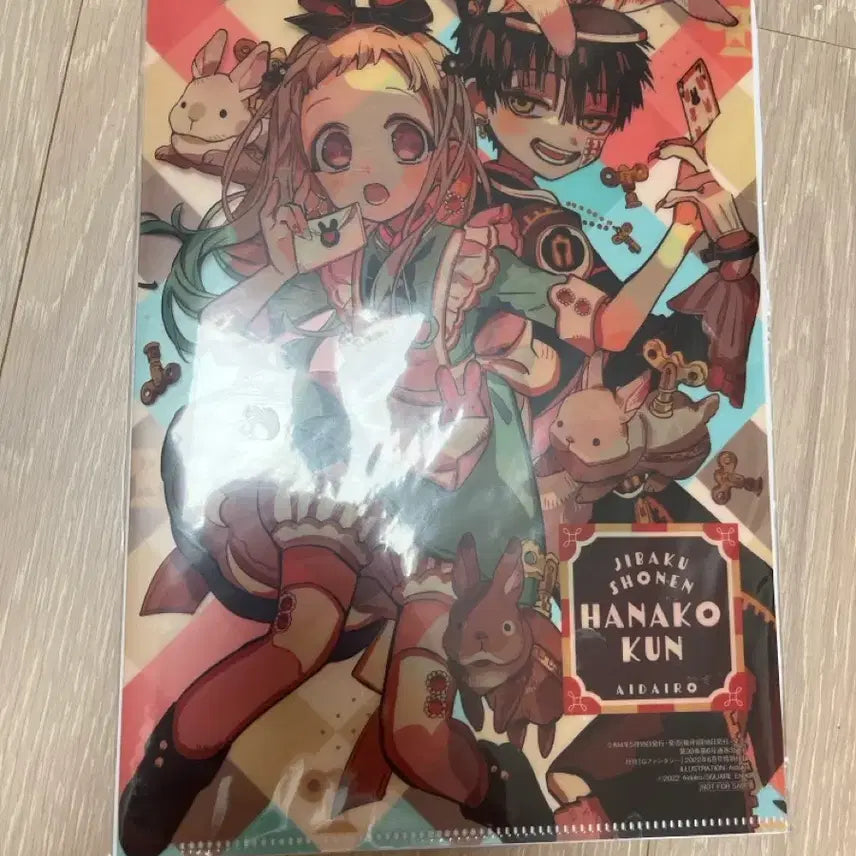 [BUNJANG] Toilet-bound Hanako-kun Alice in Wonderland Clear File (Nene Yashiro, Hanako) / 지박소년 하나코군 이상한나라 앨리스 클리어 파일 판매해요 희귀매물야시로 네네,하나코