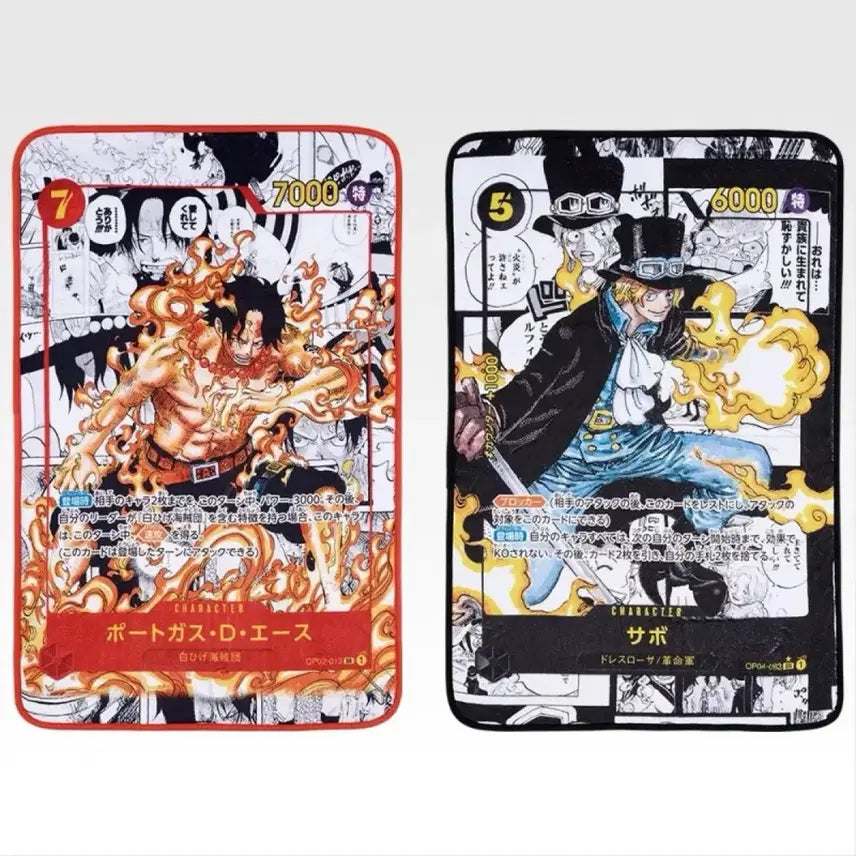 [BUNJANG] One Piece Card Game Ichiban Kuji Prize B Sabo Ace Blanket Set / 원피스 카드게임 제일복권 B상 사보 에이스 담뇨 세트로 팝니다