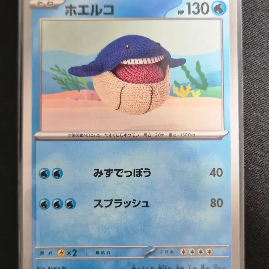 [BUNJANG] Asako Ito Pokemon Card Wailmer / 아사코 이토 작가 포켓몬 카드 고래왕자
