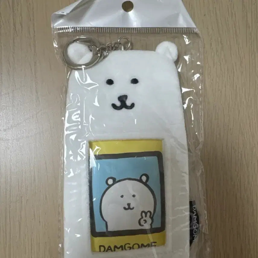 [BUNJANG] Dangggoma Nongdamgom Photocard Holder White Damgom / 댄꼼마 농담곰 포카홀더 흰담곰