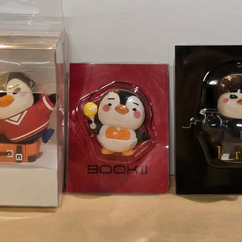 [BUNJANG] 3x Penguin Figure Bundle Set / 펭펭이 피규어 3개 일괄양도