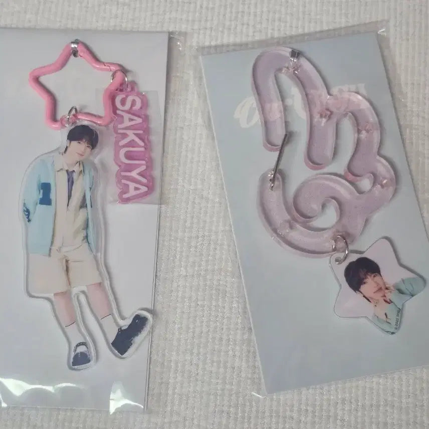 [BUNJANG] NCT WISH Sakuya Acrylic Keyring Carabiner / 엔시티위시 위시 일투 엠디 사쿠야 아크릴 키링 카라비너 미개봉