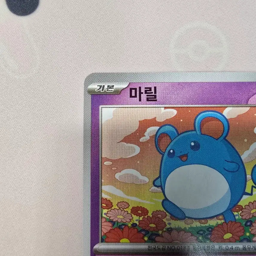 [BUNJANG] Pokemon Card Marill 295/742 Korean Version Normal Card / 포켓몬카드 마릴 295/742 한글판 일반카드