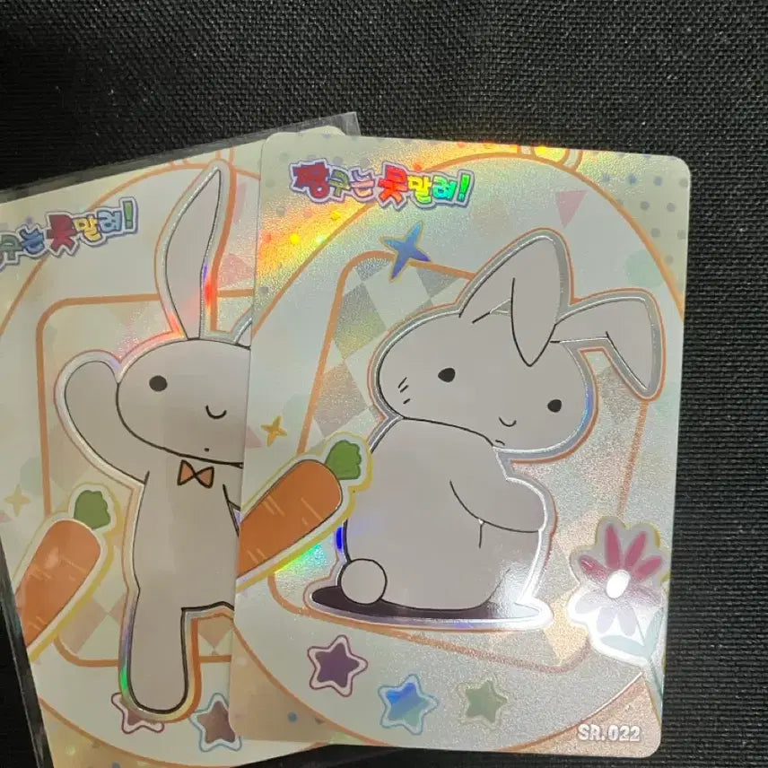 [BUNJANG] Bunny Character Photocard SR.022 / 토끼 캐릭터 포토카드 SR.022 짱구카드