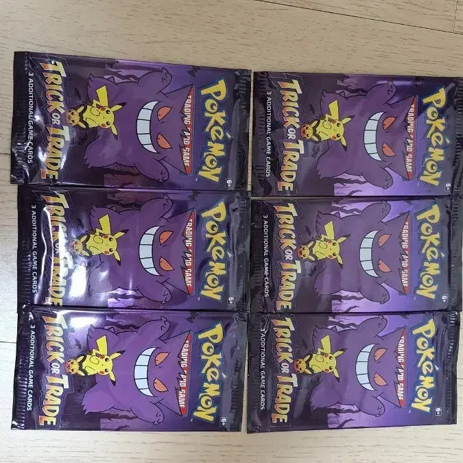 [BUNJANG] Pokemon 2022 North America Halloween Trick or Trade 6-Pack Bundle Set / 6팩일괄 2022 북미 할로윈 포켓몬스터 트릭오어트레이드