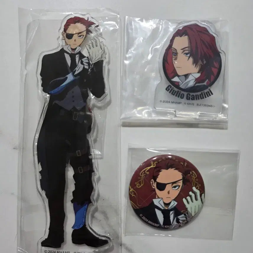 [BUNJANG] My Hero Academia Julio Acrylic Stand &amp; Can Badge Set / 히로아카 줄리오 굿즈 모음