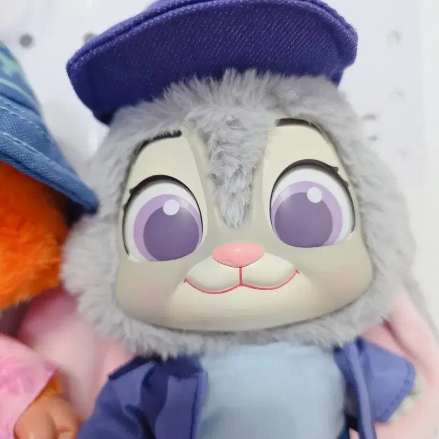 [BUNJANG] Zootopia Nick &amp; Judy Plush Keychain Set / 주토피아 닉, 주디 인형 키링
