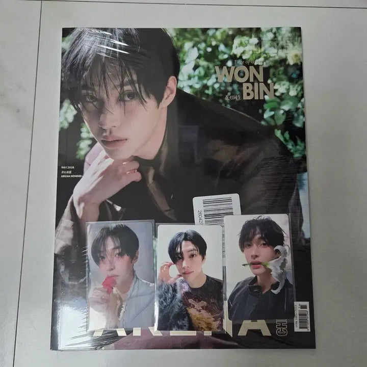 [BUNJANG] Won Bin Arena Magazine + Photocard Set (Sealed) / 원빈 아레나 미개봉 잡지 + 포카 양도합니다