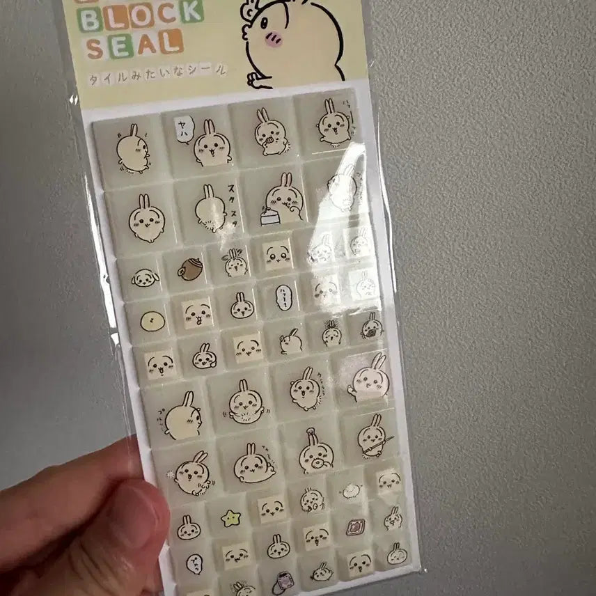 [BUNJANG] Usagi Drop Block Seal Sticker / 우사기 드롭 블록 씰 스티커
