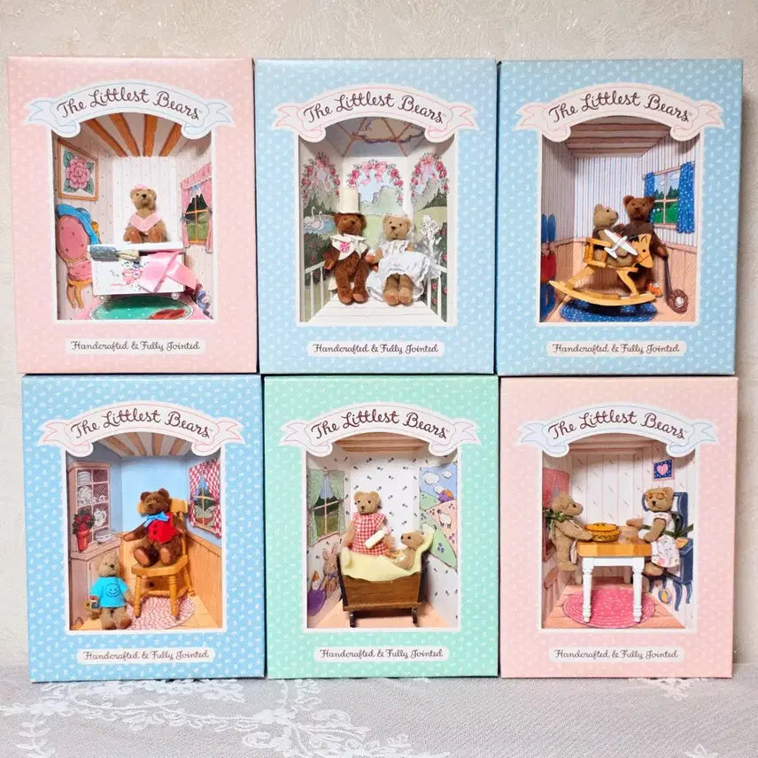 [BUNJANG] Gund Miniature Bears Collection Display Item / Gund Miniature Bears 빈티지 건드 테디베어 곰돌이 미니어처 소품 장식 수집 인테리어 오브제 리틀 베어스