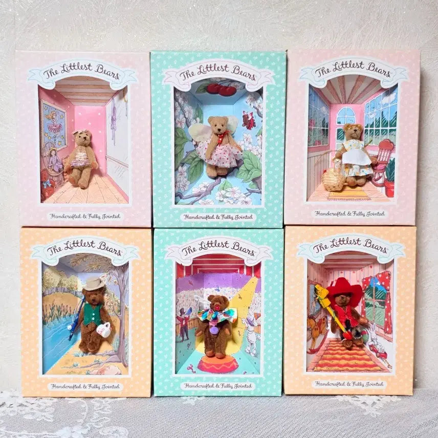 [BUNJANG] Gund Miniature Bears Vintage Teddy Bear Display / Gund Miniature Bears 빈티지 건드 테디베어 곰돌이 미니어처 소품 장식 수집 인테리어 오브제 리틀 베어스