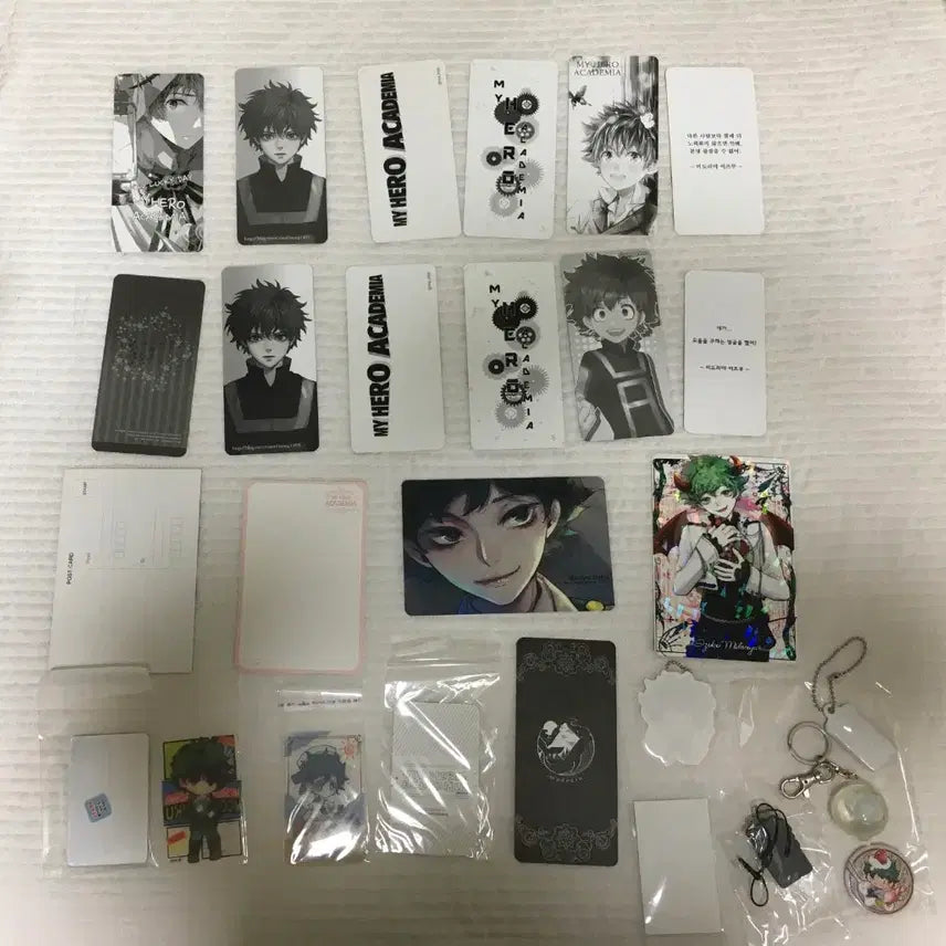 [BUNJANG] My Hero Academia Izuku Midoriya Non-Official Goods (Photocard, Keychain, Mirror, Badge) / 히로아카 미도리야 비공굿(포카, 키링, 거울, 뱃지)