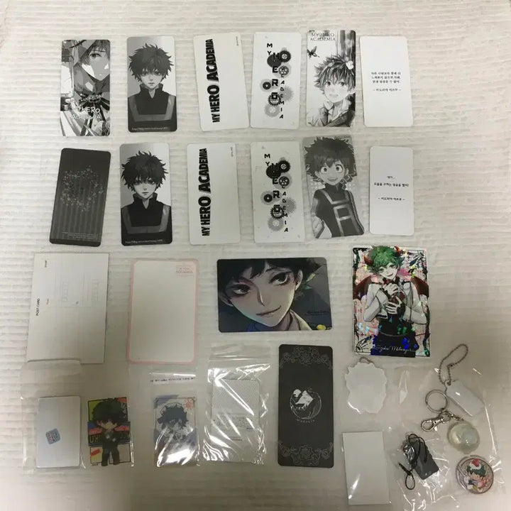 [BUNJANG] My Hero Academia Izuku Midoriya Non-Official Goods (Photocard, Keychain, Mirror, Badge) / 히로아카 미도리야 비공굿(포카, 키링, 거울, 뱃지)