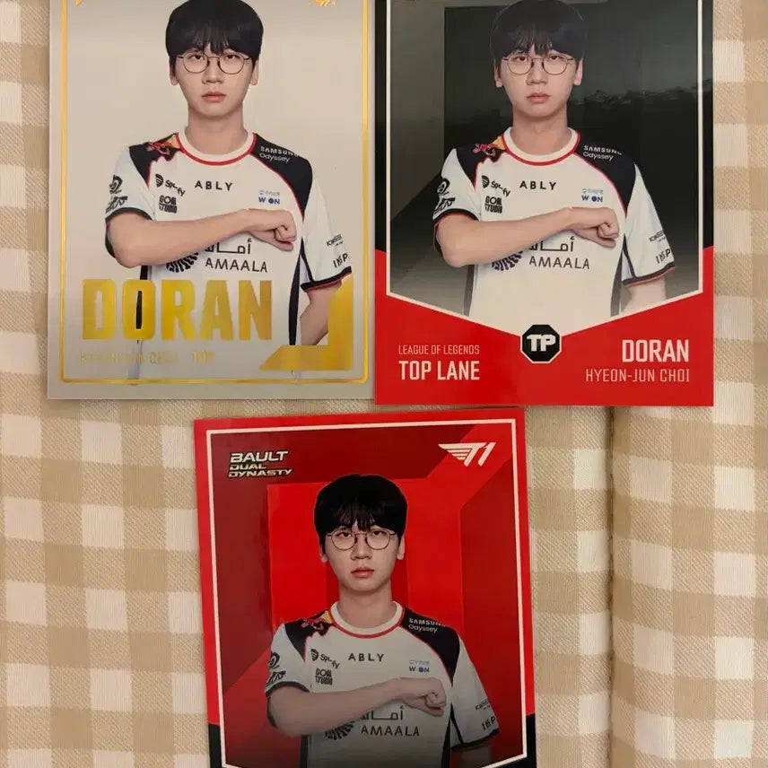 [BUNJANG] T1 Choi "Baut" Choi Bault Photocard Set / 티원 T1 Bault 도란 포카 세트