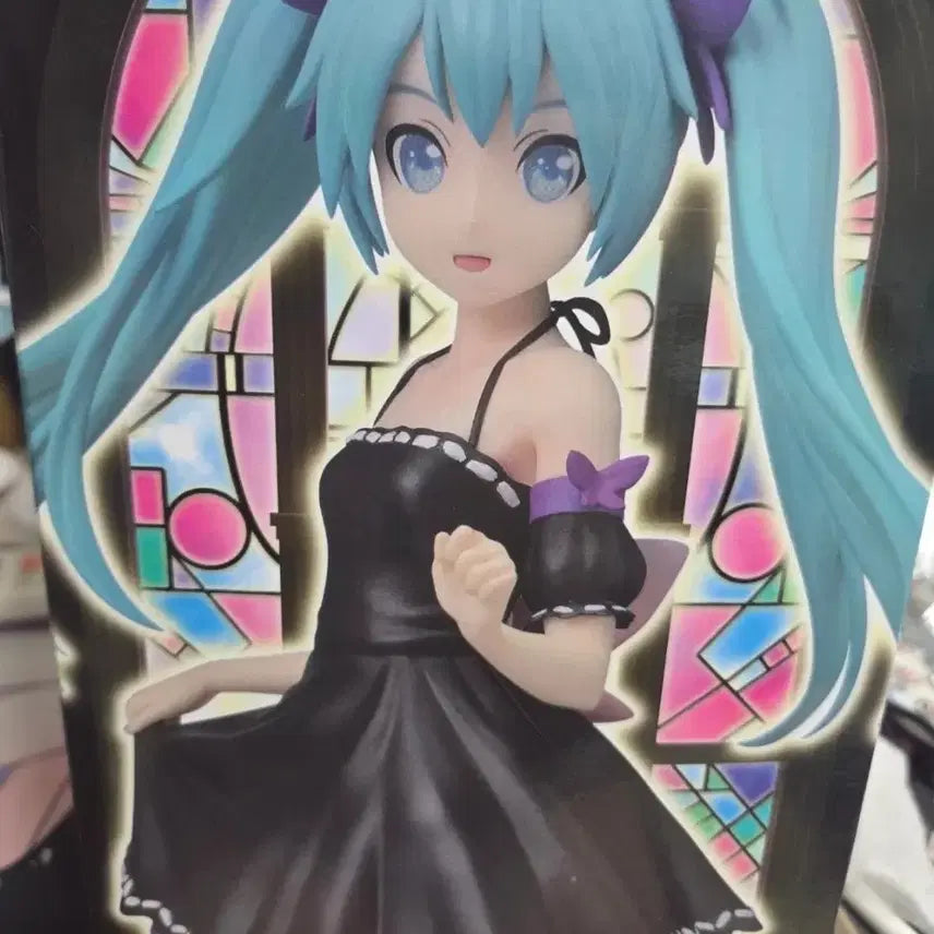 [BUNJANG] Hatsune Miku Innocent Dress Figure (Classic Black Dress) / 하츠네 미쿠 피규어 이노센트 드레스 피규어 고전 검정드레스  하츠네미쿠 피규어.