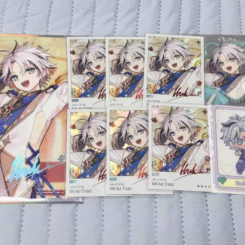 [BUNJANG] Ensemble Stars Ibuki Pop-up Polaroid Color Paper Bundle Set / 앙스타 이부키 팝업 클카 폴라로이드 색지 일괄