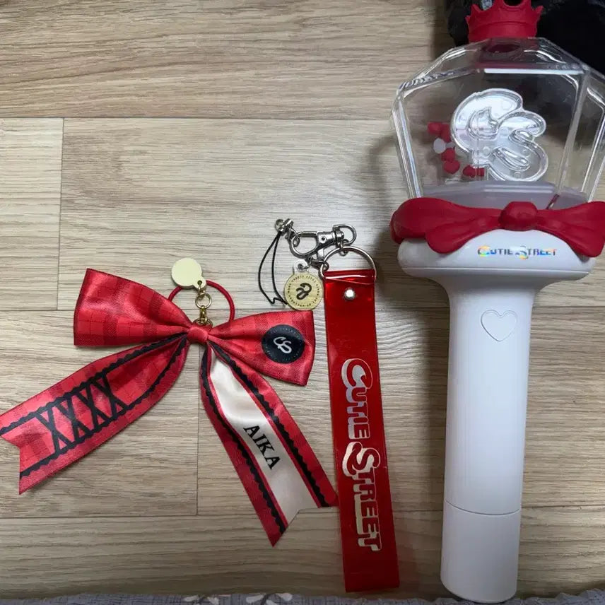 [BUNJANG] Qpid Street Lightstick Ribbon Parts Sanoaika Bundle Set / 큐티스트리트 응원봉 사노아이카 풀셋트 리본 파츠 스크랩 박스x