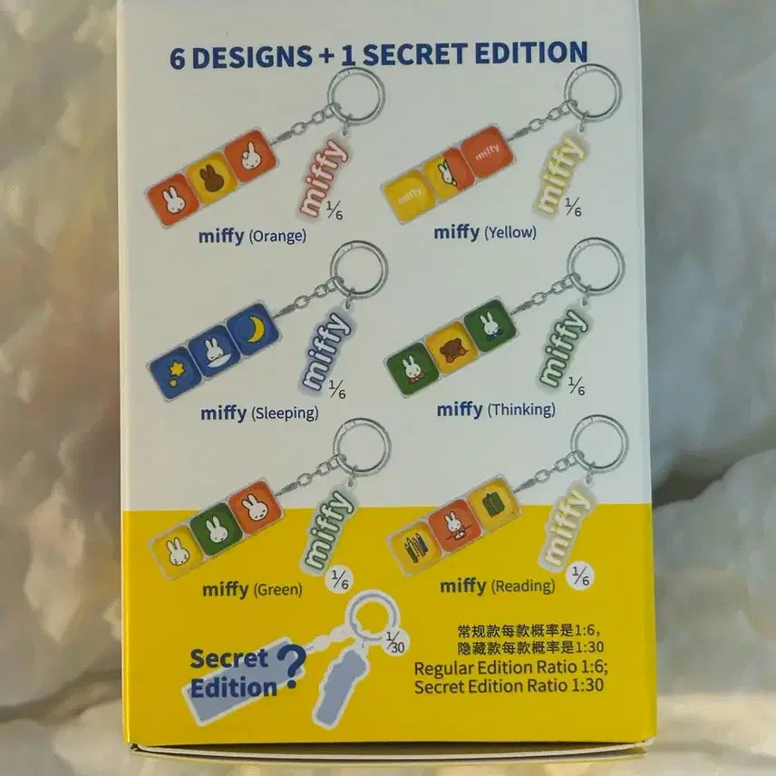 [BUNJANG] Miffy 3-Keycap Clicker Figure Keychain / 박스0,미개봉새상품) 미피 3구 키캡 클리커 피규어 키링