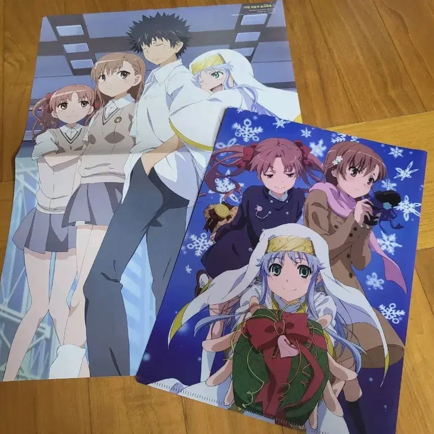 [BUNJANG] A Certain Magical Index A Certain Scientific Railgun Poster &amp; Clear File Set / 어마금 어과초 포스터, 클리어파일