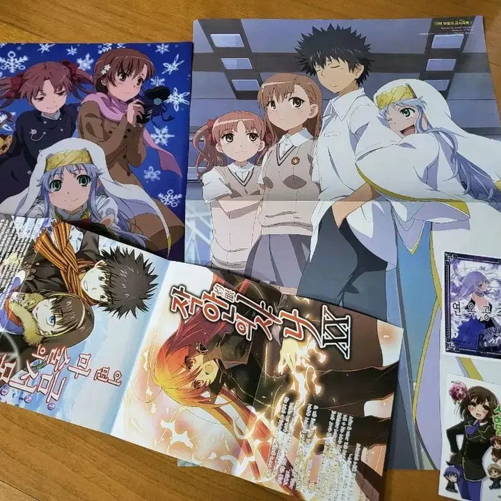[BUNJANG] A Certain Magical Index A Certain Scientific Railgun Poster &amp; Clear File Set / 어마금 어과초 포스터, 클리어파일, 북마크 등
