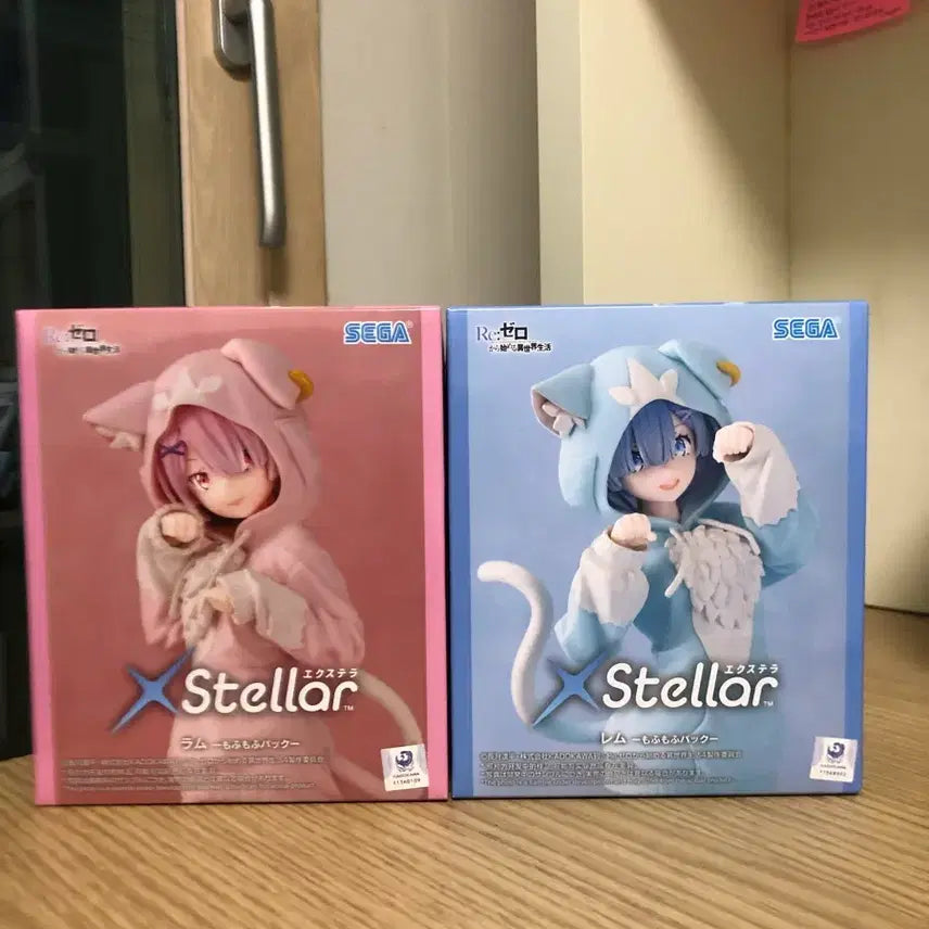 [BUNJANG] Re:Zero x Stellar Rem &amp; Ram Figure Set (Sealed) / 미개봉) 리제로 X Stellar 렘&amp;람 피규어 세트