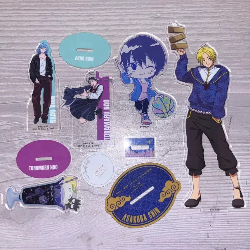 [BUNJANG] Sakamoto Days Asakura Shin, Tiramaru, Naoki, Kaori, Orion, Kumoyoiichi Basketball Acrylic Stand / 사카모토데이즈 아사쿠라신중화풍토라마루나오아카오리온나구모요이치농구sd아크릴스탠드