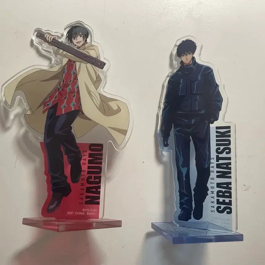 [BUNJANG] Sakamoto Days Nagumo &amp; Seba Natsuki Acrylic Stand Bundle / 사카모토 데이즈 아크릴 스탠드 나구모 &amp; 세바 나츠키 일괄 판매