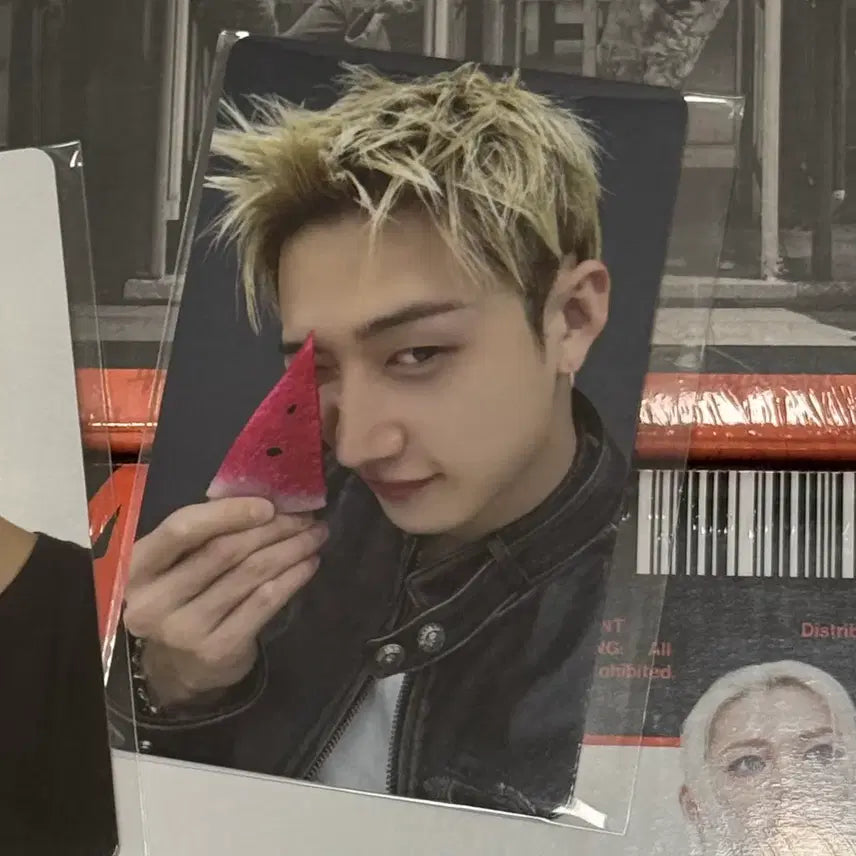 [BUNJANG] Stray Kids Bang Chan DSN Special Photocard POB / 스키즈 방찬 팬즈샵 디스앤댓 특전 포카 미공포