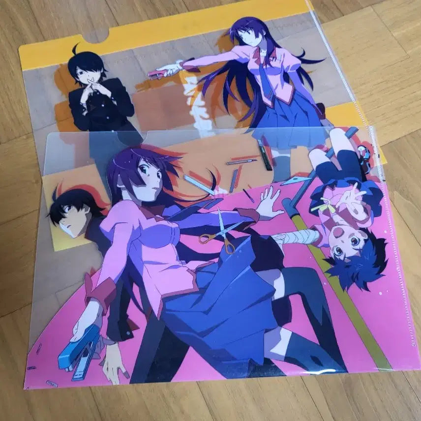 [BUNJANG] Bakemonogatari Clear File Set / 바케모노가타리 클리어파일 2개