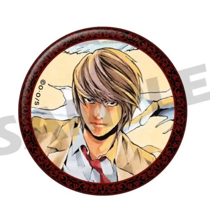 [BUNJANG] Death Note Light Yagami Ryuk Leather Badge Bundle / 라이토 류크 일괄 데스노트 가죽뱃지 레더 pu 캔뱃지