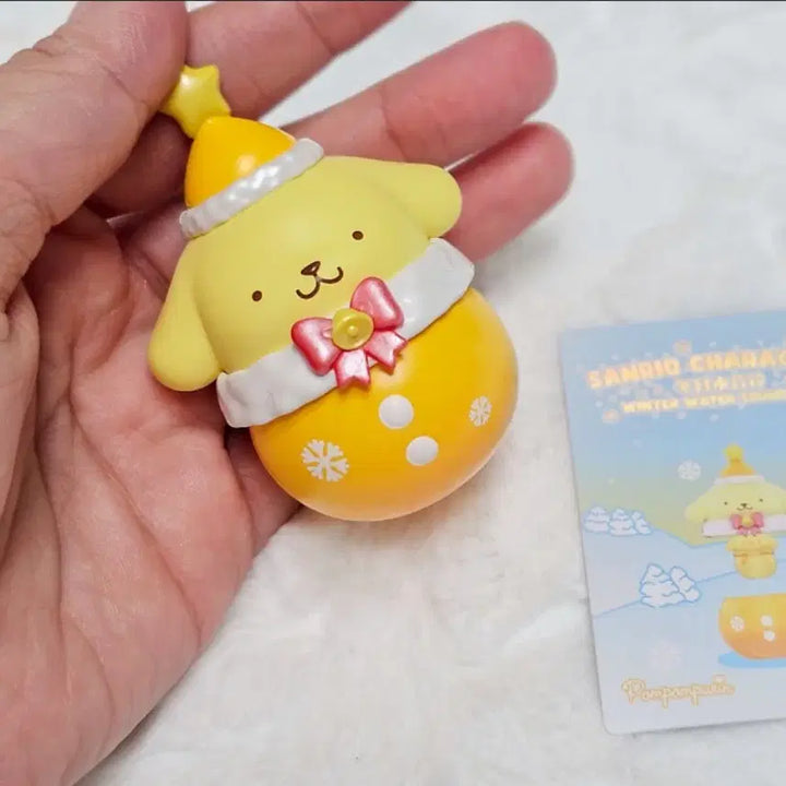 [BUNJANG] Sanrio Pompompurin Ornament Sound Bell Christmas Figurine / 산리오 탑토이 폼폼푸린 오너먼트 종소리 사운드벨 눈사람 크리스마스