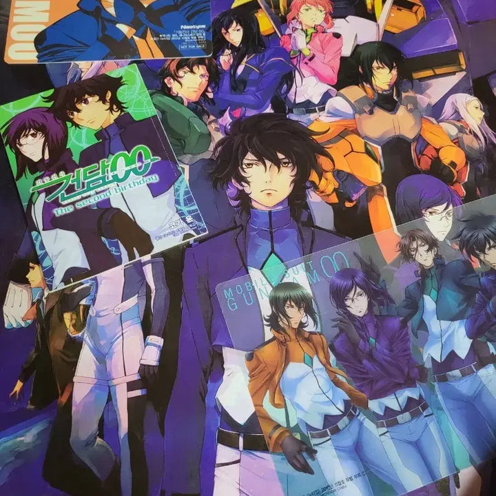 [BUNJANG] Gundam 00 Supplemental Manga, Large Poster, Mousepad, Clear Poster Set / 건담 더블오 부록 만화, 대형 포스터, 마우스패드, 클리어포스터