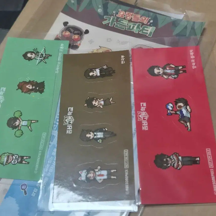 [BUNJANG] Zombie High School Pop-up Store Special Goods Bundle Set / 좀비고등학교 팝업 특전들 일괄