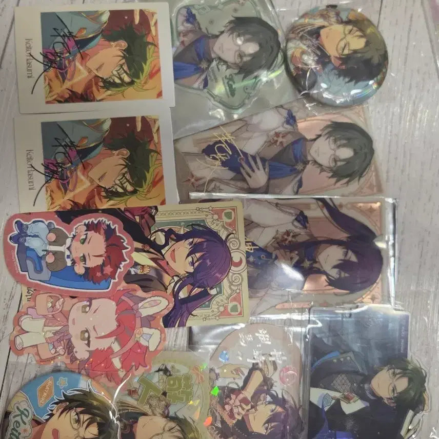 [BUNJANG] Ensemble Stars! Kaito, Somma, Kuro Hongwal Bundle Set / 앙스타 케이토 소마 쿠로 홍월 굿즈 일괄
